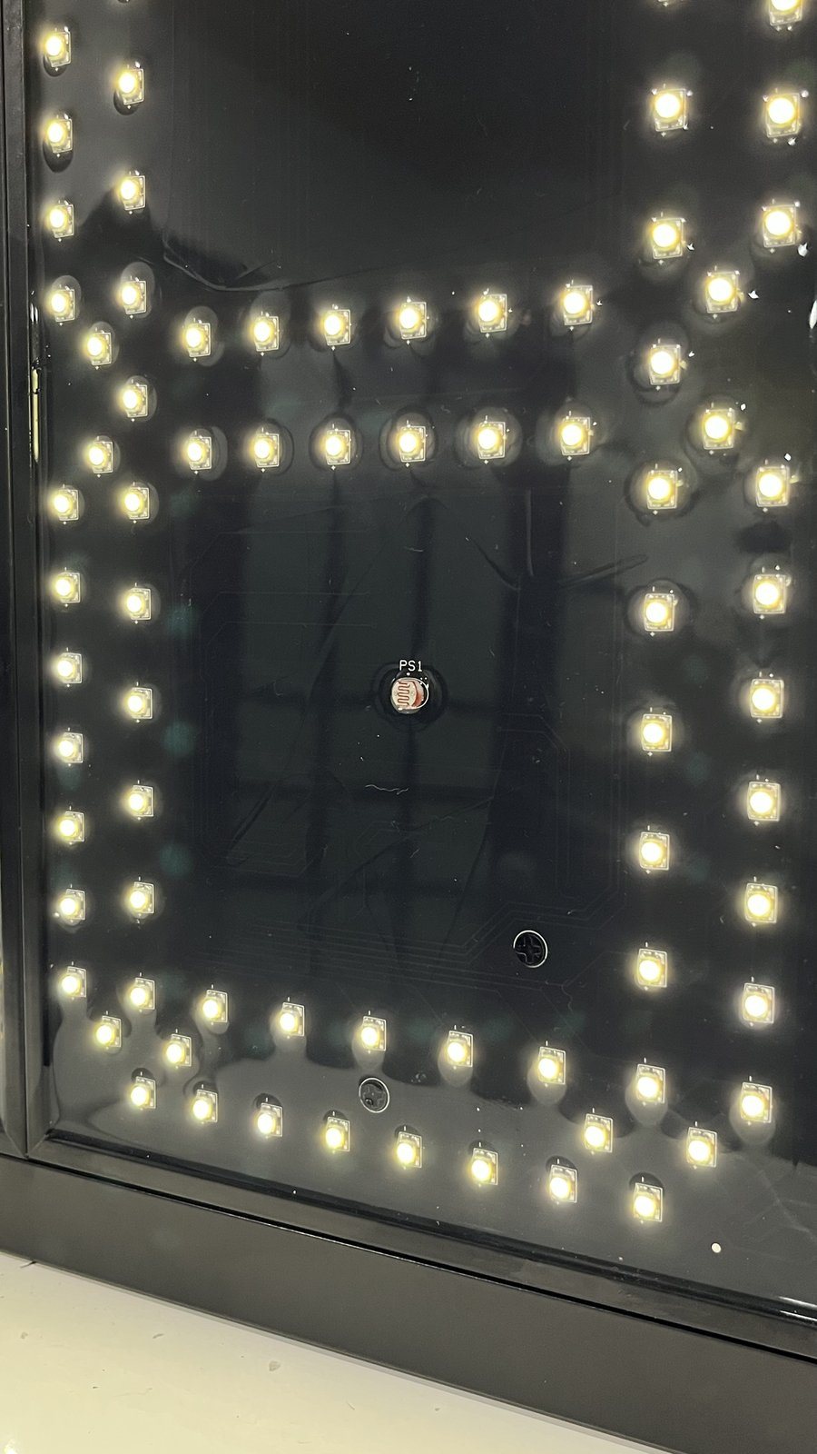 Light sensor function on the PCU + close-up of the light sensor