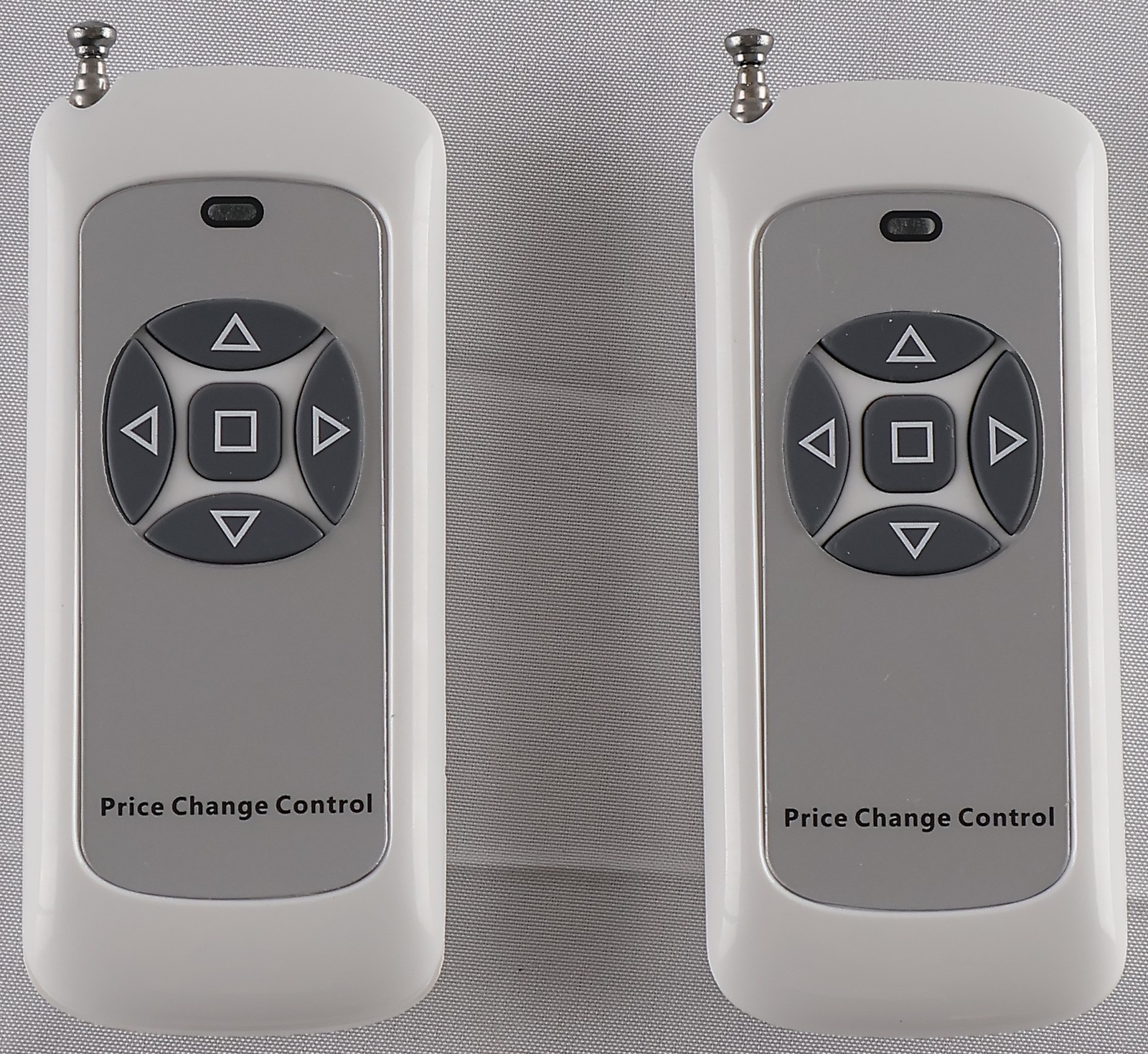 Remote control — front and side view